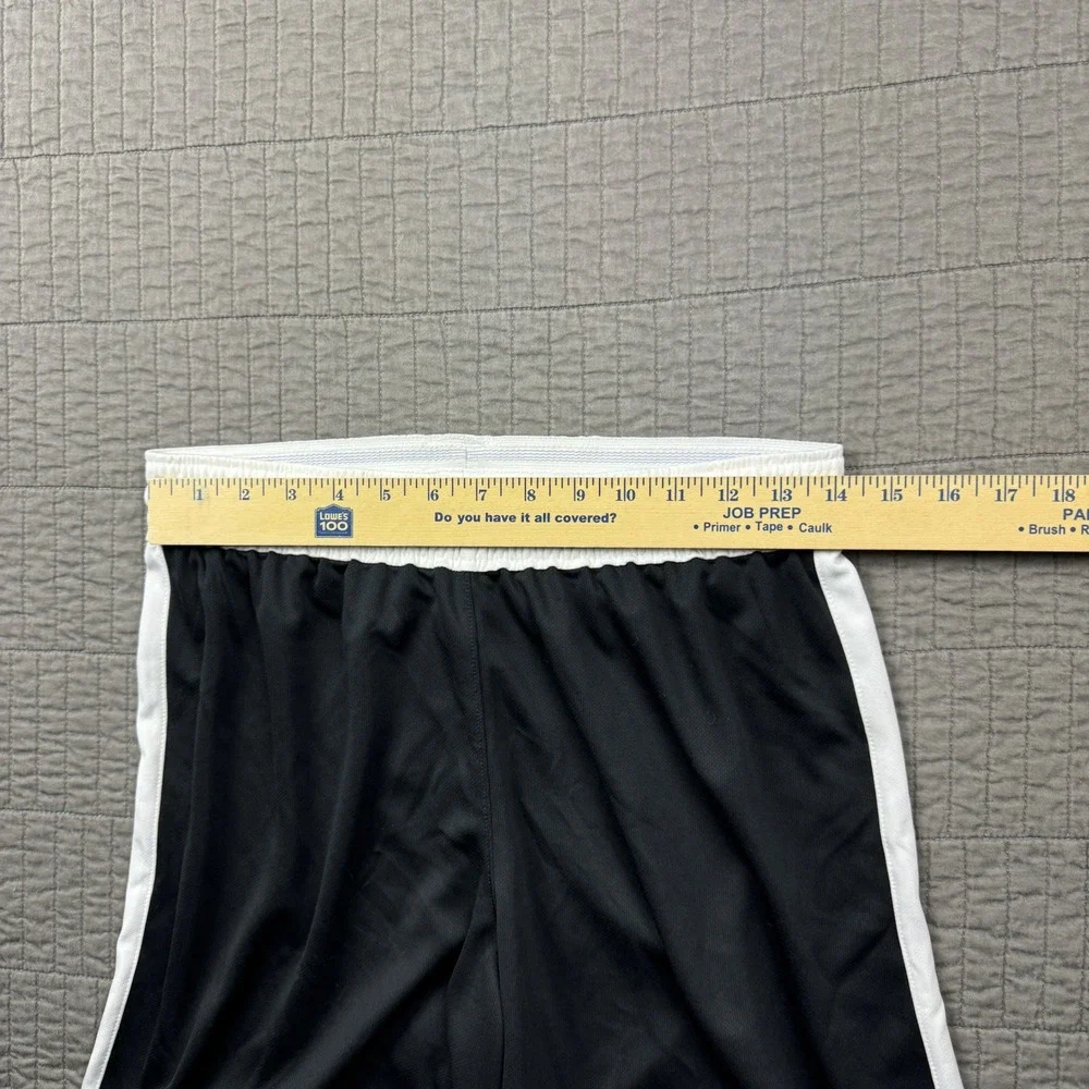Nike Mens Medium Black White Dri-FIT Team Basketball Shorts Athletic Sportswear